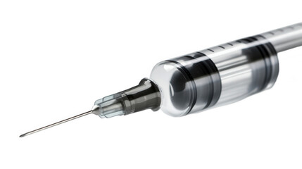 Medical Syringe Close-up Image