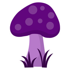 vector illustration of mushroom