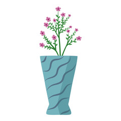 pink flower in a pot