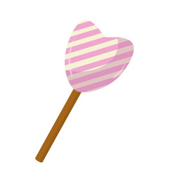 lollipop isolated on white background