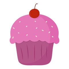 cupcake with cherry