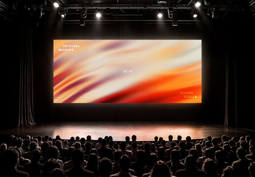 Event Screen Mockup With Generative AI