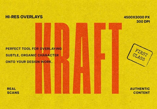 Gray Kraft Paper Overlays