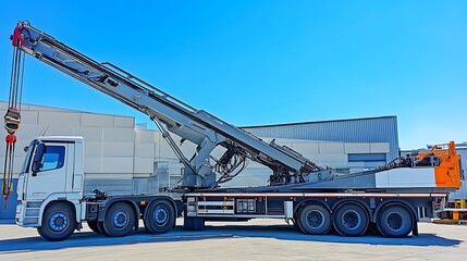 Powerful Truck Mounted Crane in Action