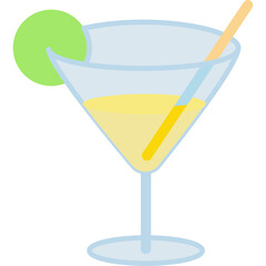 cocktail with lemon