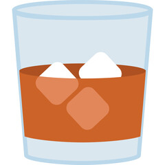 orange juice and ice