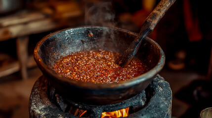 Authentic Georgian Cuisine Concept Traditional Flavors and Culinary Heritage
