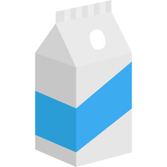 Fototapeta premium white milk box