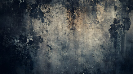 Obraz premium Dark Blue Grunge Texture Background With Mottled Grey And Brown Speckling