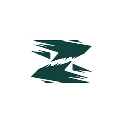 A Modern Flat Vector Logo of an Abstract Design Isolated on Transparent Background, Perfect for Innovative Branding