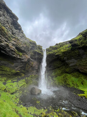 waterfall in iceland
