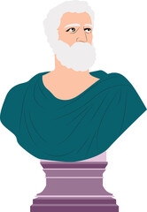 Clitomachus statue portrait