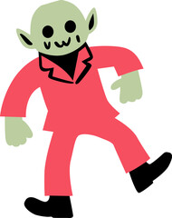 Monster custome for halloween holiday