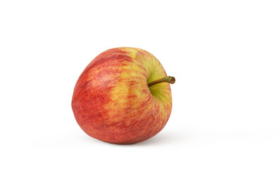 Fresh red apple isolated clipping path, cut out