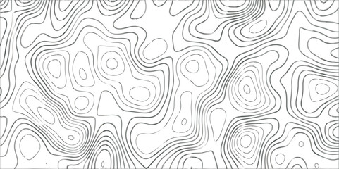 Topographic canyon geometric map relief texture with curved layers and shadow. abstract White background with a beautiful pattern, Topographic contour lines vector map seamless pattern vector.