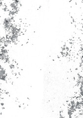 Shimmering white dust with silver shimmering swirls.Glittering dust Foil Silver glitter splatter.Luxury premium design templates,wedding design,Postcard vertical png.