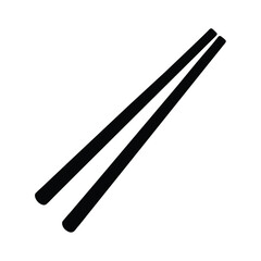 Chinese chopsticks icon black color outline. chopsticks flat vector icon. Simple line logo icon design vector illustration. chopsticks vector icons for web design isolated on white background.