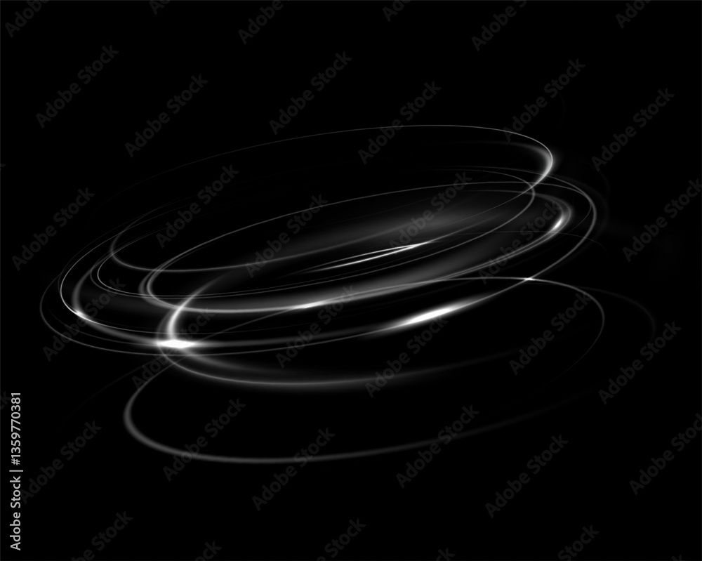 Canvas Prints light white twirl.vector eps 10
