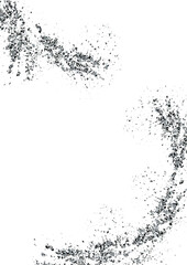 Vertical png Silver glittering brush stroke with silver shimmering spray, shiny glitter design.Shiny swirl. Foil Silver glitter splatter.Luxury premium design templates,wedding design,Postcard.