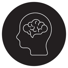 Neurology Icon, Exploring the Wonders of Neurology Understanding the Brain and Nervous System, Neurology Uncovered Advances in Brain Science and Cognitive Health, vector