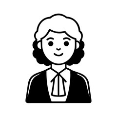 Lawyer hand drawn illustration