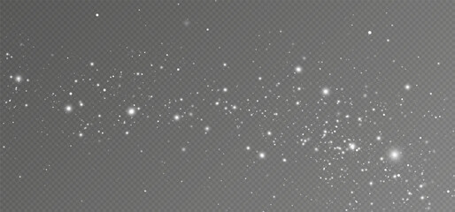 Glow light effect. Vector illustration. Christmas flash. dust