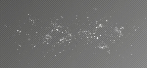 Glow light effect. Vector illustration. Christmas flash. dust