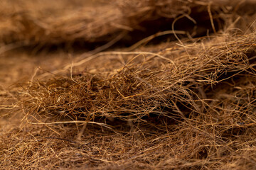 natural coconut fiber used in the mattress to provide rigidity