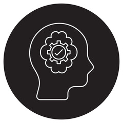 Intellect Icon, Harnessing the Power of Intellect, Elevate Your Thinking The Path to Greater Intellect, vector