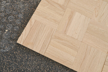 Laying oak vintage pattern parquet