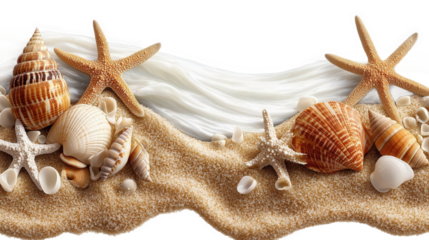 Seashells and Sand: Coastal Beauty