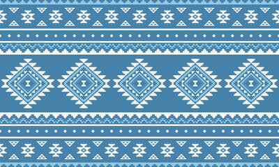 Ancient echoes Aztec geometric abstract seamless pattern southwest Navajo Native American tribal ethnic modern colorful for textile printing