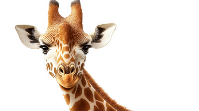 Close-up Portrait of a Giraffe