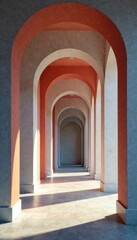 Fototapeta premium Architectural style photo with precise lines and shapes , technical, blueprints, architectural