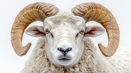 Sheep Portrait, Close Up