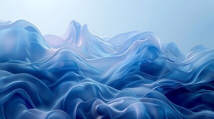 Obraz premium 3d abstract water wave blue background wallpaper design