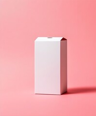 White blank mockup cardboard packaging juice box