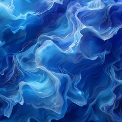 Fototapeta premium 3d abstract water wave blue background wallpaper design
