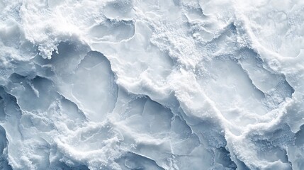Obraz premium Closeup Textured Ice Abstract Cool Blue Tones. AI Generated