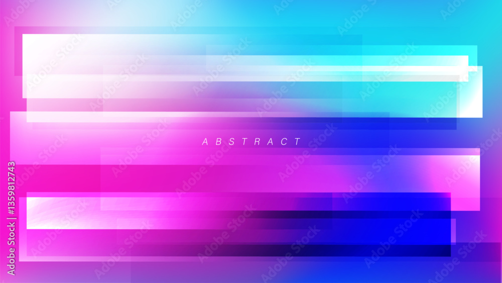Aufkleber abstract background. defocused bright colors. horizontal lines. futuristic blurred vibrant color gra