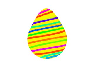 Easter egg illustration with unique design. Vector design suitable for Easter decorations, greeting cards and various creative graphic projects.