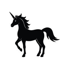 horse silhouette vector illustration