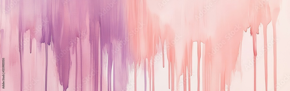 Fototapete Soft pencil strokes blend in muted lavender tones creating a serene visual flow on canvas