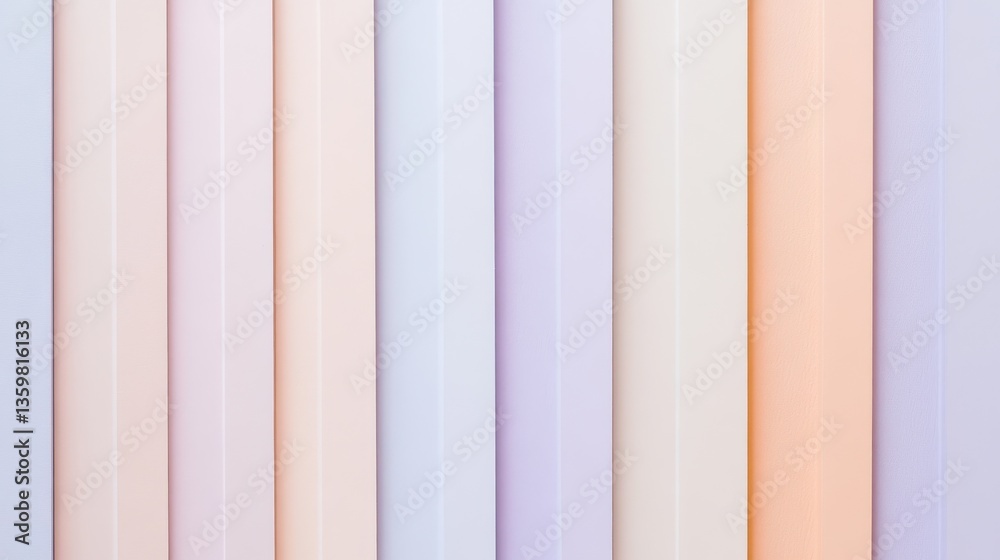Fototapete Soft pastel peach and lavender lines create a serene and calming background for artistic expression and creativity