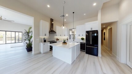Modern Kitchen Interior Design: Open Concept Luxury Home