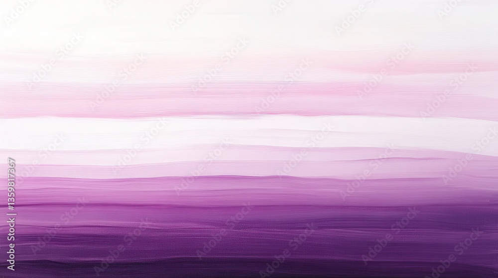 Poster pastel lavender and pink horizontal lines create a soothing abstract composition in soft hues