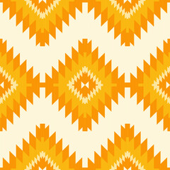 Geometric Southwestern Native American Pattern