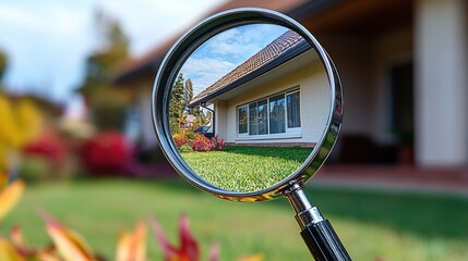 Analyzing a home through a magnifying glass