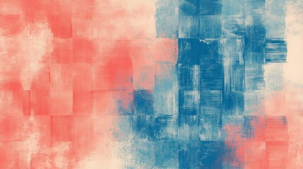 Obraz premium Minimalist background design featuring pencil strokes in soft pastel hues of pink and blue