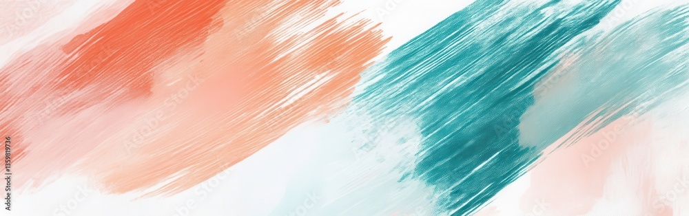 Leinwandbilder Layered pencil strokes create a dynamic gradient of colors on a textured background in this unique artwork